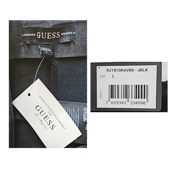 Guess Black Textured Dress Pants - Picture 6 of 8